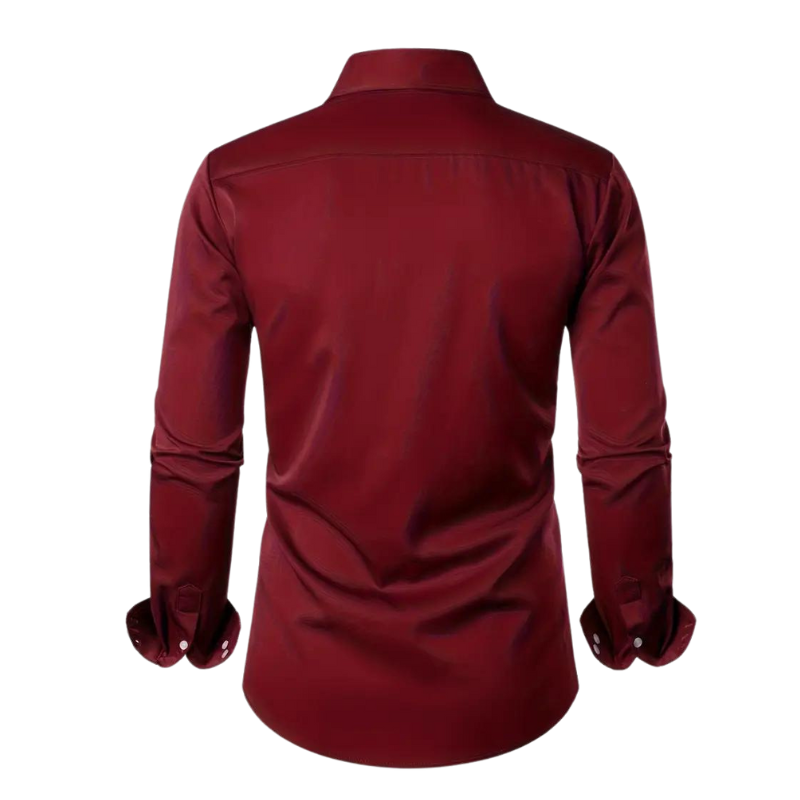 Elegant party shirt for men – Matteo-White-S-Nora Luxe