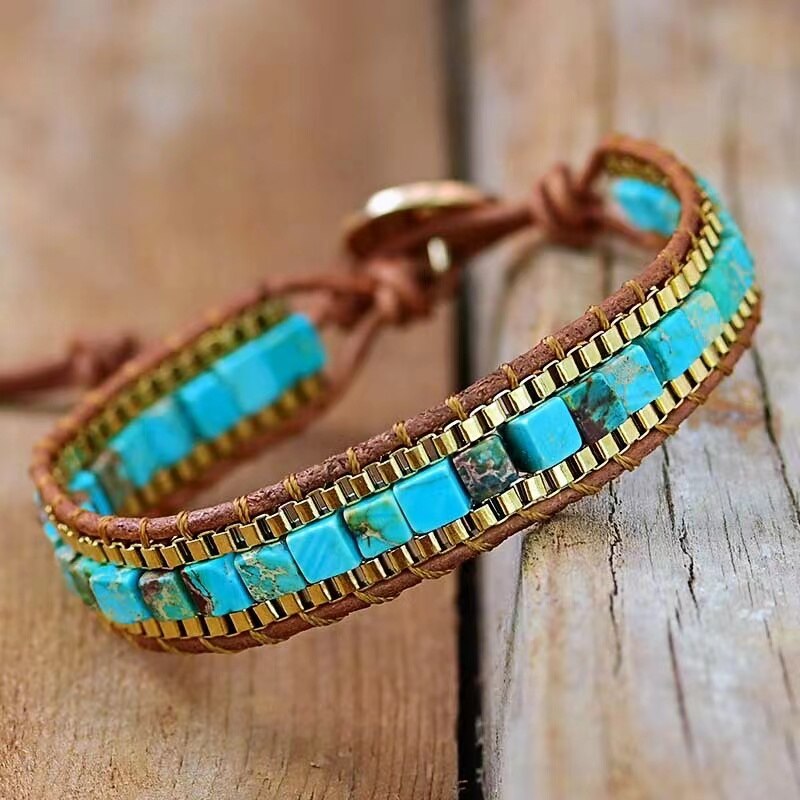 Emperor Stone Turquoise Bracelet - Cairos-Nora Luxe