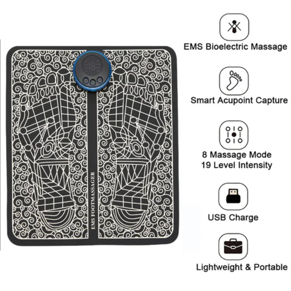 EMS Foot Massage Pad - VitalSoothe-Nora Luxe