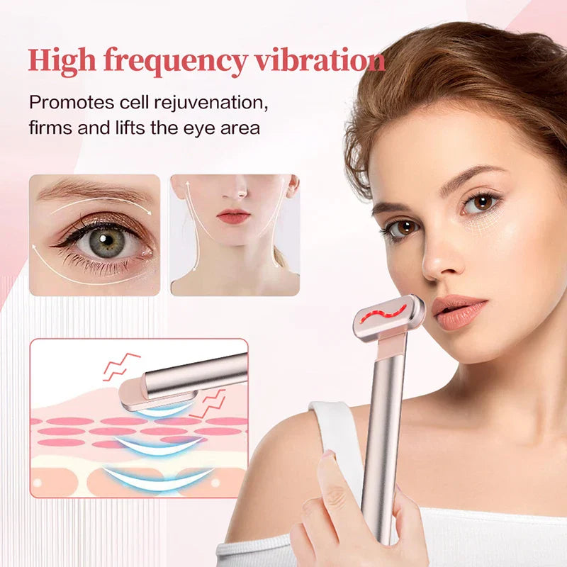 EMS Microcurrent Face Lifting Device - GlowMagic-Silver-Nora Luxe