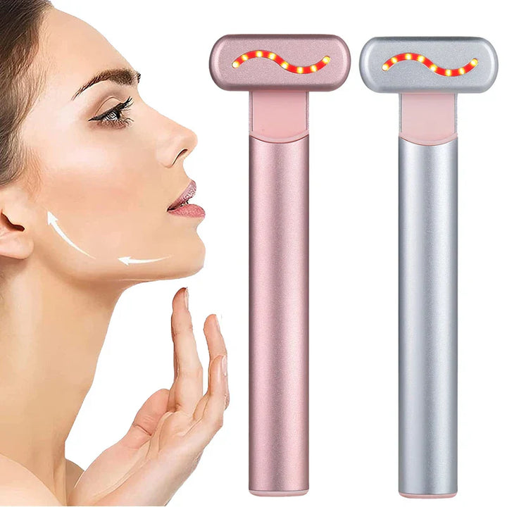 EMS Microcurrent Face Lifting Device - GlowMagic-Silver-Nora Luxe