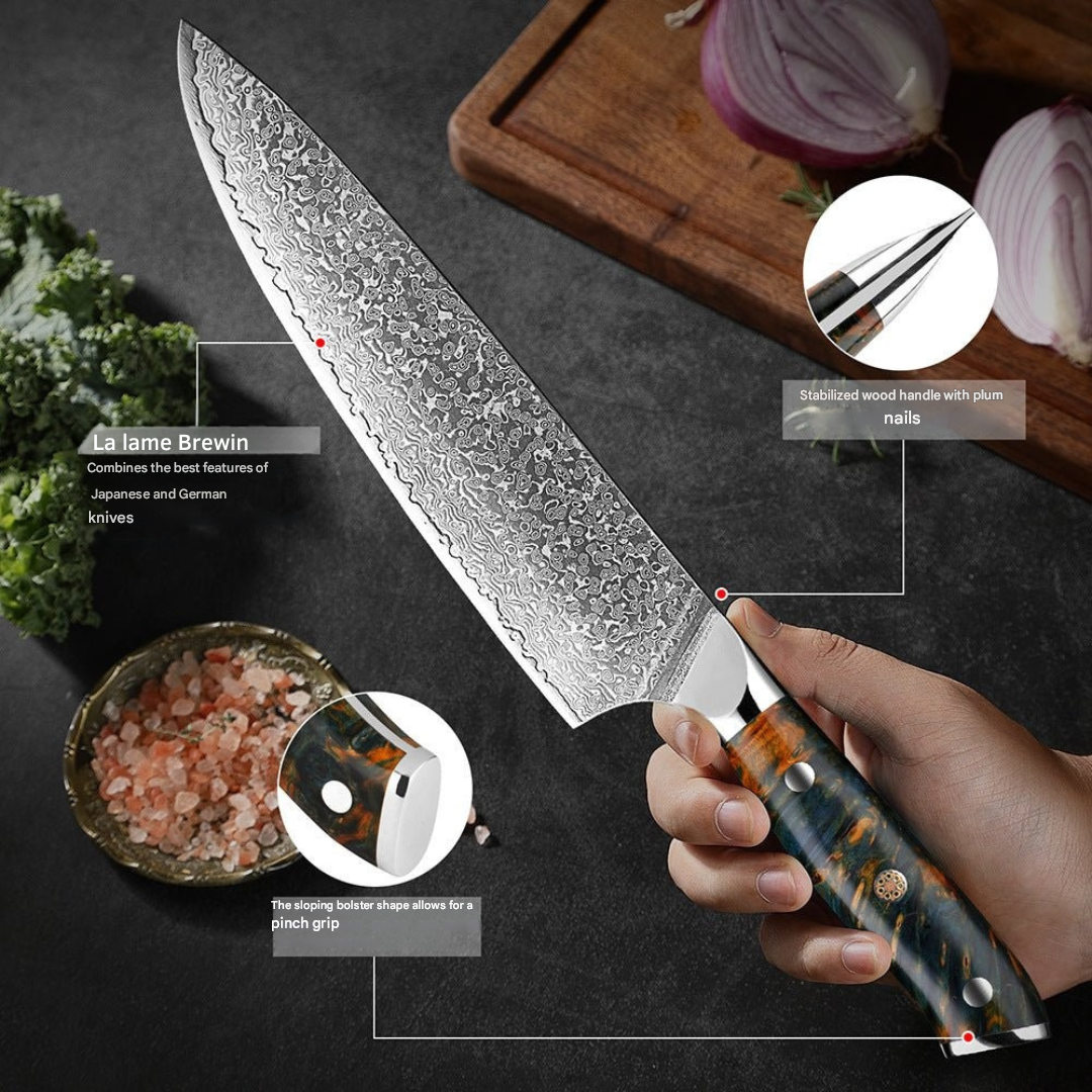 Japanese Damascus Knife Set – KairoBlade