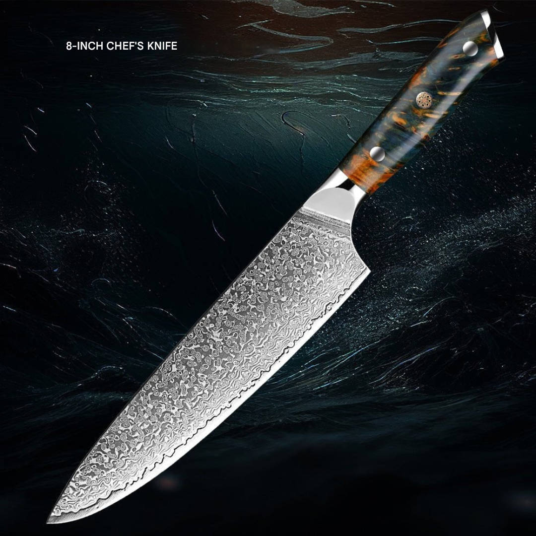 Japanese Damascus Knife Set – KairoBlade