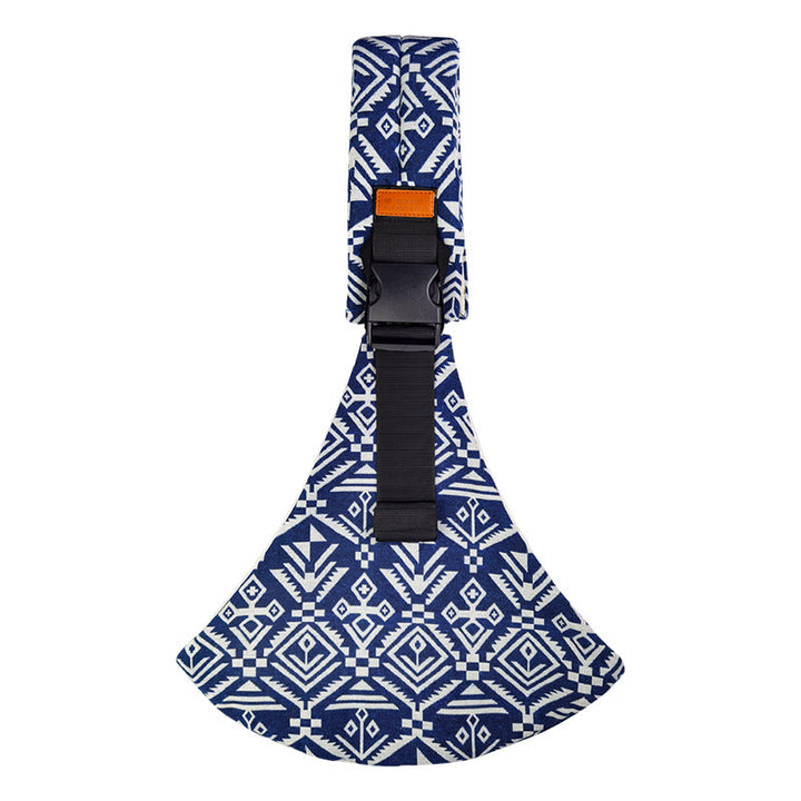 Ergonomic and Comfortable Baby Carrier - CarryEase-White Blue print-Nora Luxe
