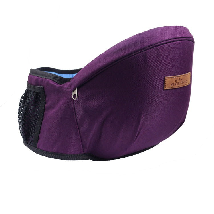Ergonomic Baby Hip Carrier - HugEase-Purple-Nora Luxe