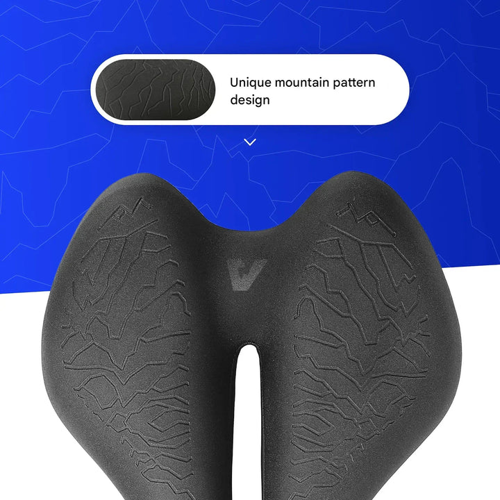 Ergonomic Bicycle Saddle with Memory Foam – SaddlePeak AirRide-Nora Luxe