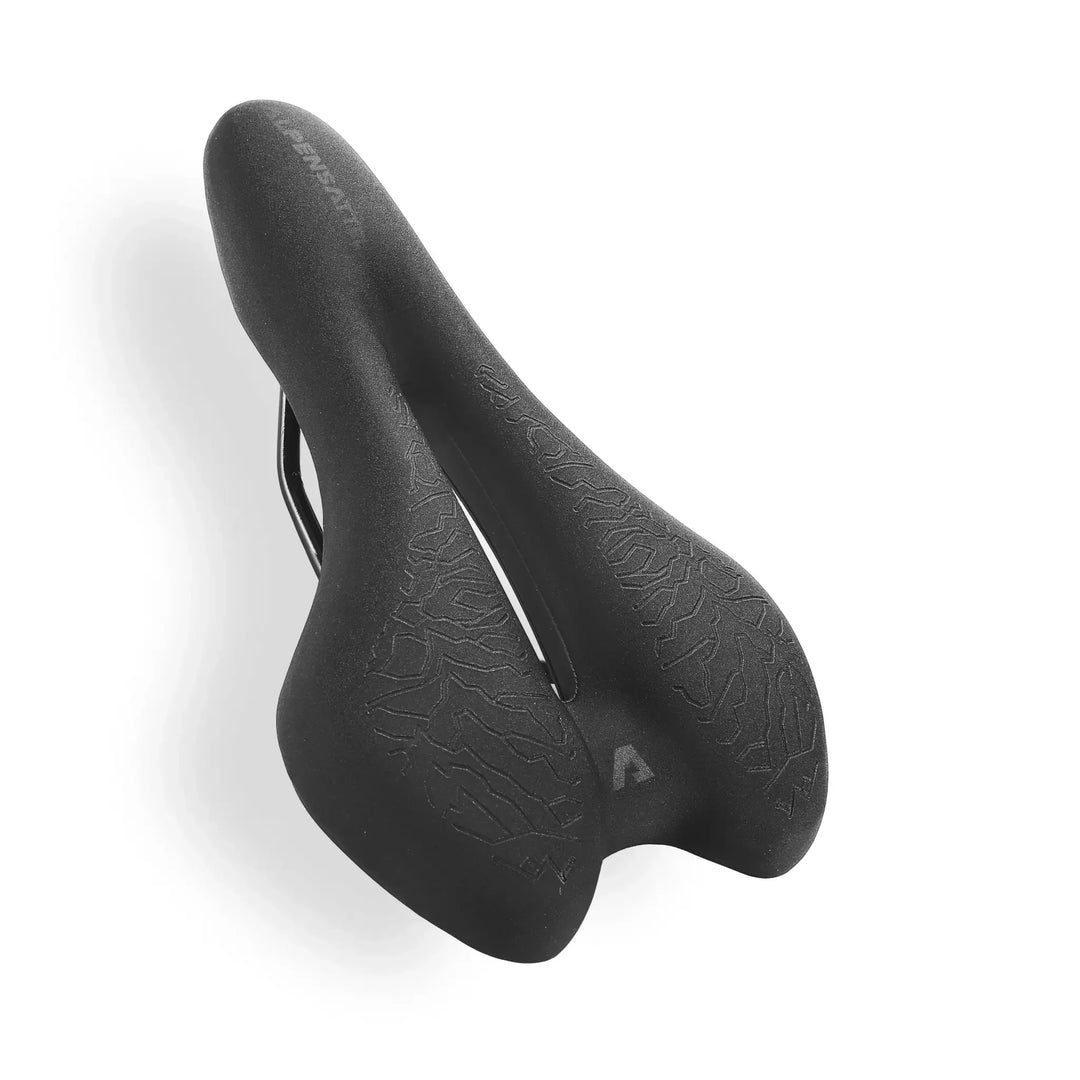 Ergonomic Bicycle Saddle with Memory Foam – SaddlePeak AirRide-Nora Luxe