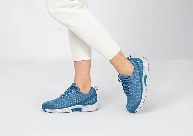 Ergonomic comfort shoes with orthopaedic support – Milena-Blue-3.5-Nora Luxe