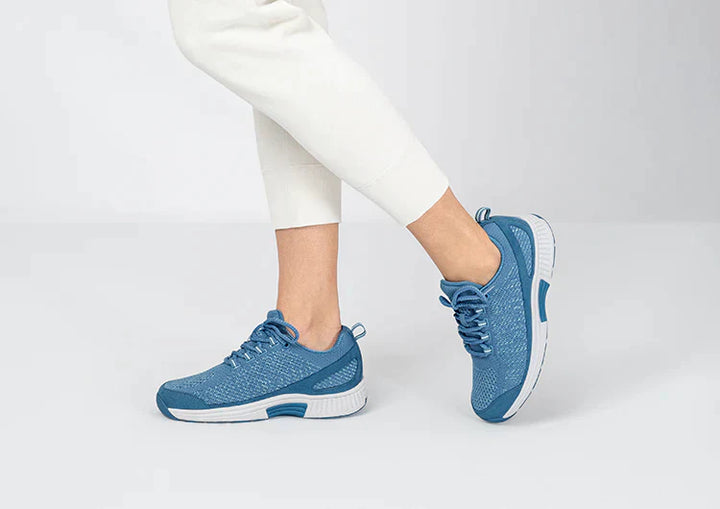 Ergonomic comfort shoes with orthopaedic support – Milena-Blue-3.5-Nora Luxe