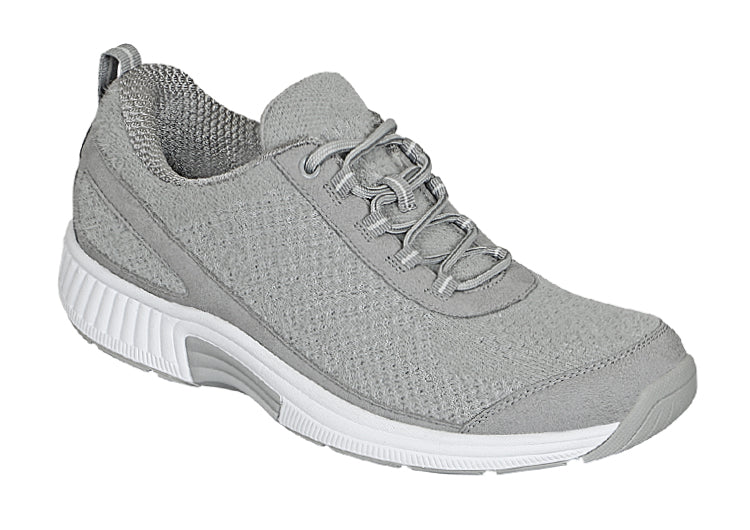 Ergonomic comfort shoes with orthopaedic support – Milena-Light gray-3.5-Nora Luxe