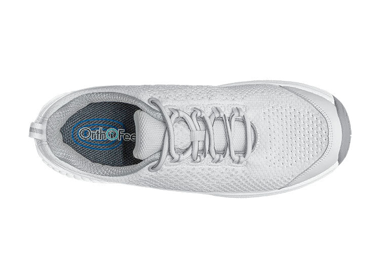 Ergonomic comfort shoes with orthopaedic support – Milena-Light gray-3.5-Nora Luxe