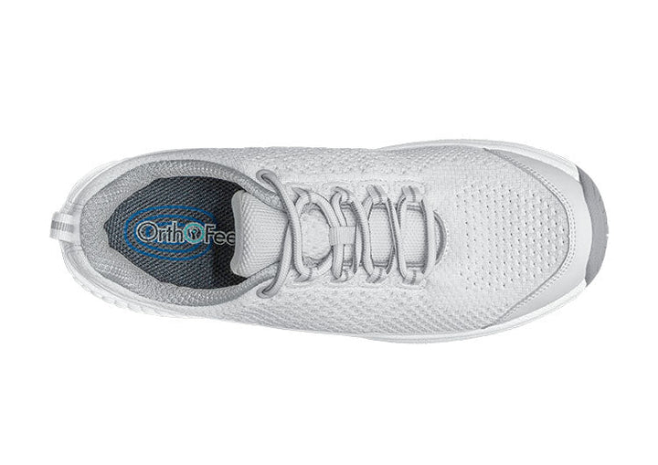 Ergonomic comfort shoes with orthopaedic support – Milena-Light gray-3.5-Nora Luxe