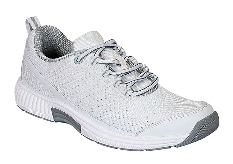 Ergonomic comfort shoes with orthopaedic support – Milena-Light gray-3.5-Nora Luxe