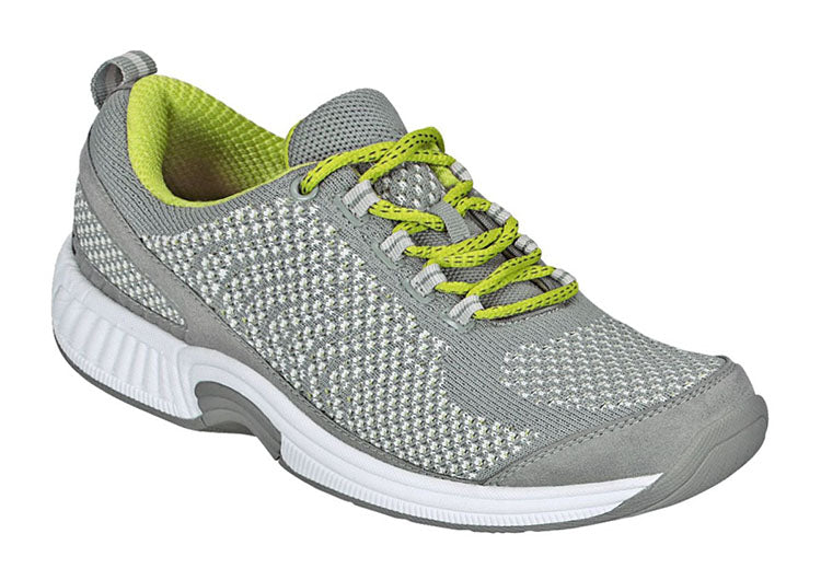 Ergonomic comfort shoes with orthopaedic support – Milena-Light gray-3.5-Nora Luxe