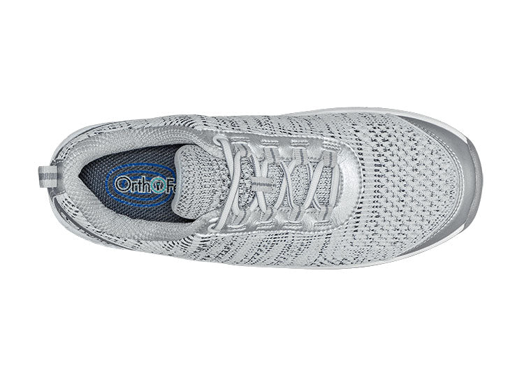 Ergonomic comfort shoes with orthopaedic support – Milena-Light gray-3.5-Nora Luxe
