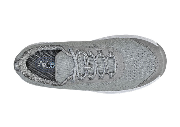 Ergonomic comfort shoes with orthopaedic support – Milena-Light gray-3.5-Nora Luxe