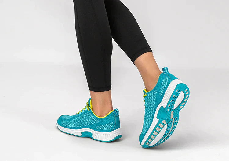 Ergonomic comfort shoes with orthopaedic support – Milena-Turquoise-3.5-Nora Luxe