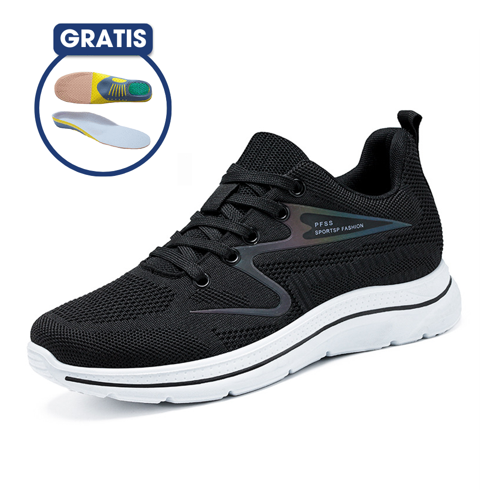 Ergonomic Ladies' Shoes - VitalStep-Black-6-Nora Luxe