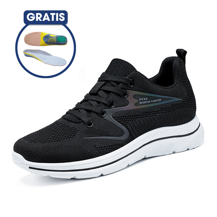 Ergonomic Ladies' Shoes - VitalStep-Black-6-Nora Luxe