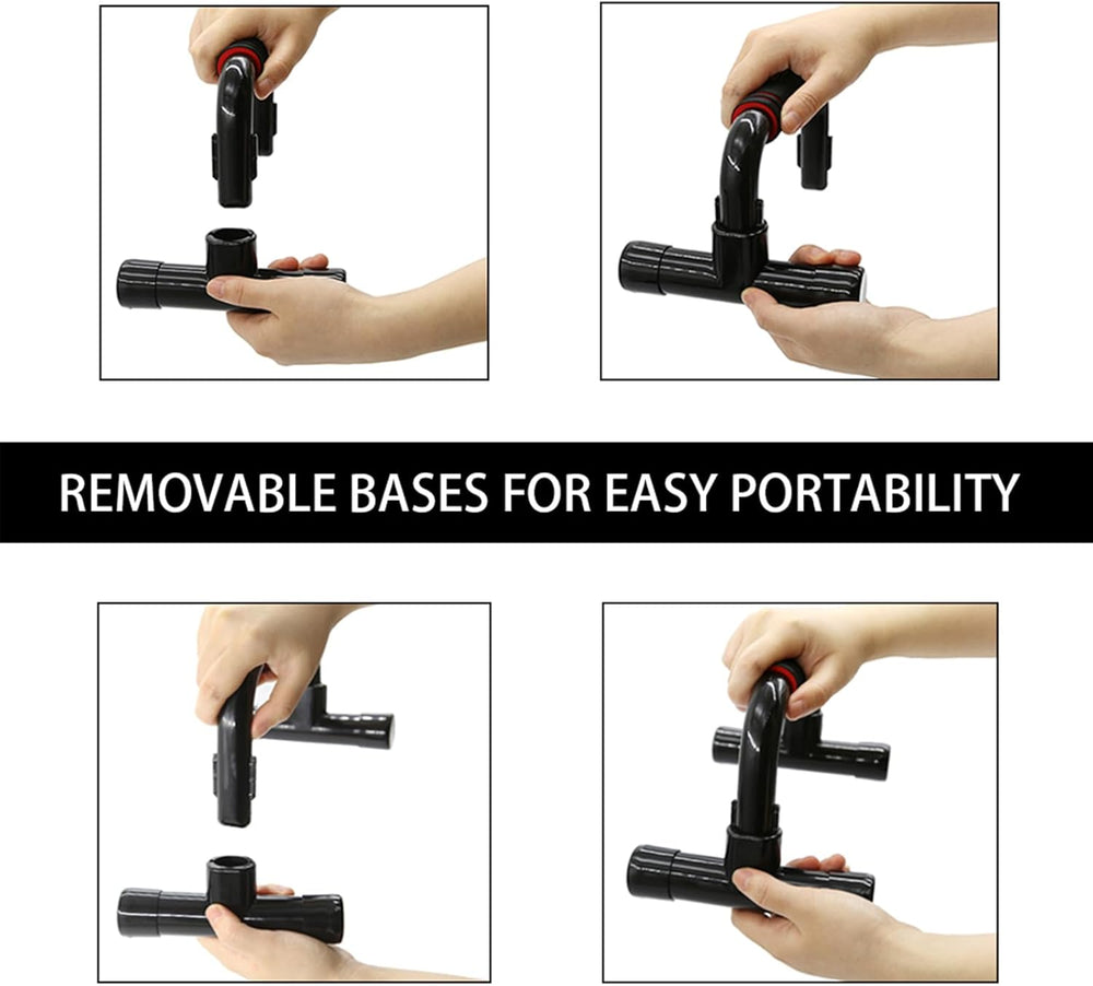 Ergonomic Push-Up Bars with Non-Slip Base-Nora Luxe