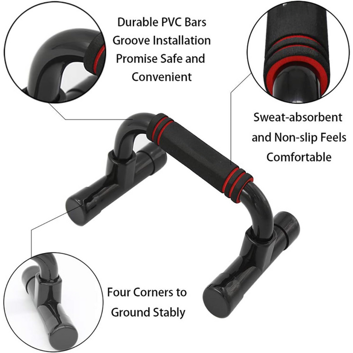 Ergonomic Push-Up Bars with Non-Slip Base-Nora Luxe