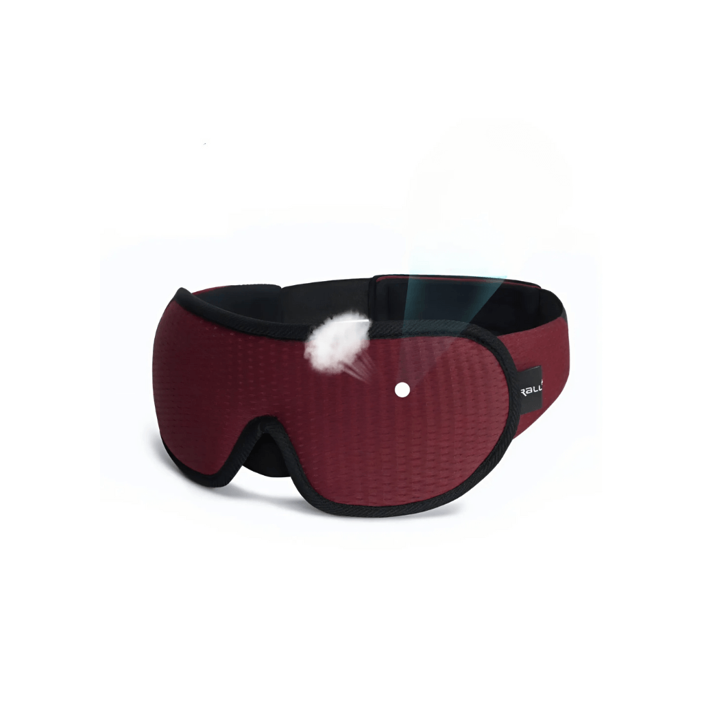 Ergonomic Sleep Mask - DreamShield-Red-Nora Luxe