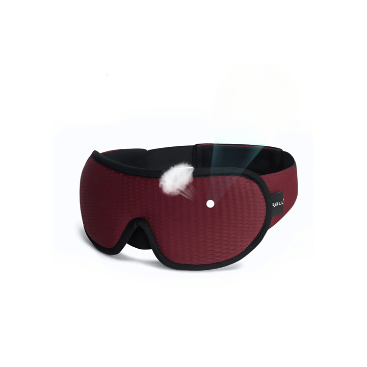 Ergonomic Sleep Mask - DreamShield-Red-Nora Luxe