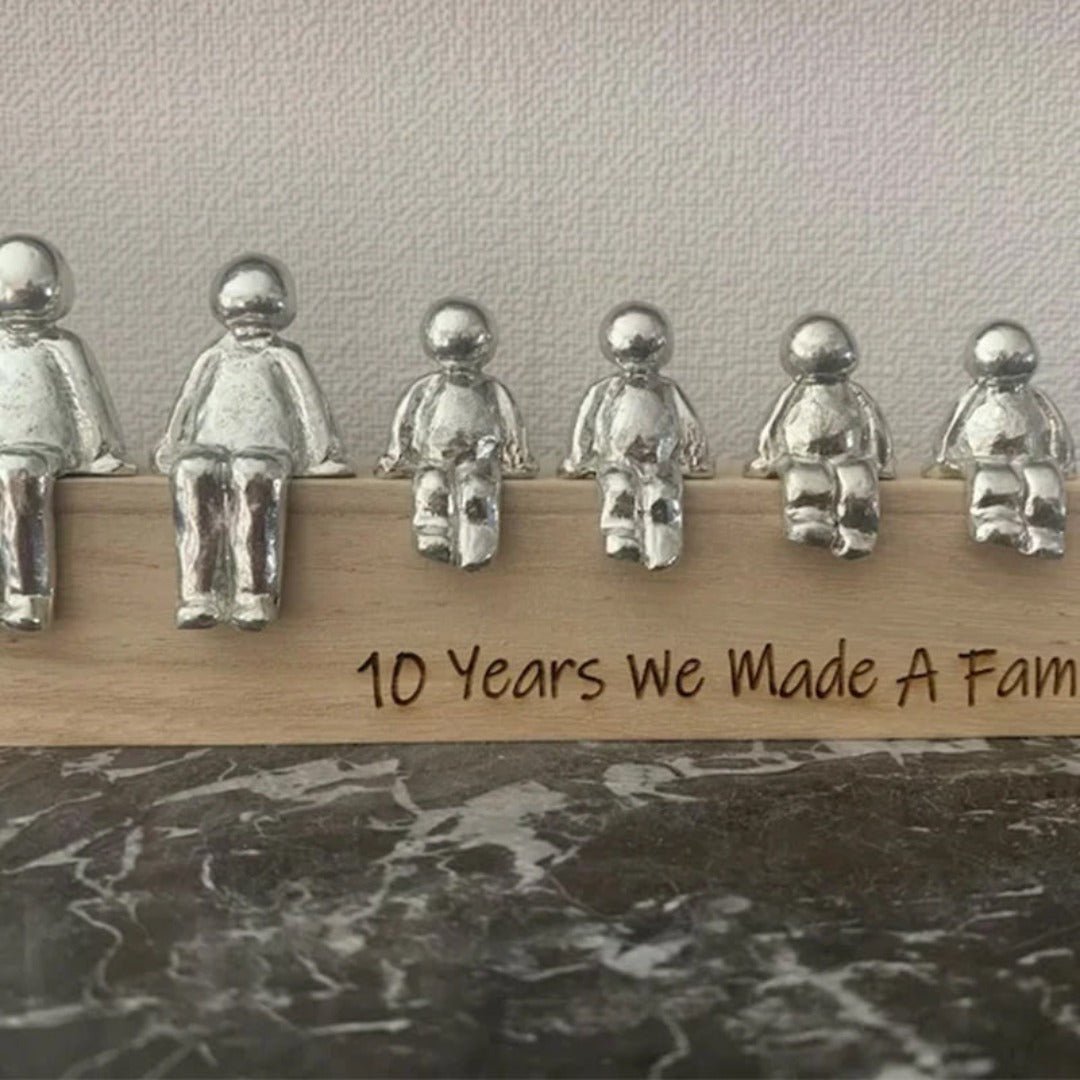 Eternal Family Relationship Sculpture - Unity-Nora Luxe