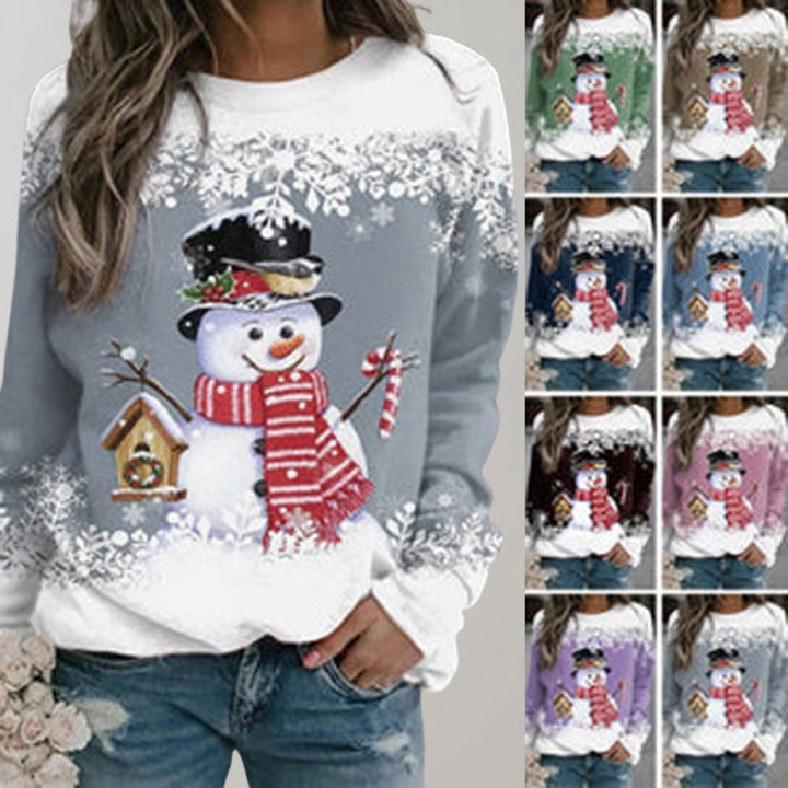 Eve - Warm Christmas Jumper for Women-Green-M-Nora Luxe