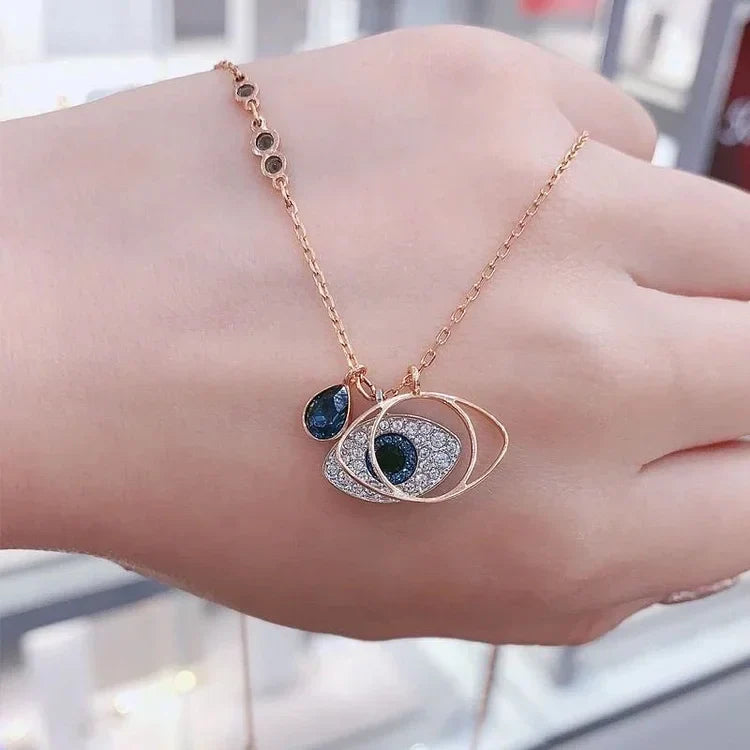 Evil Eye Necklace and Bracelet Set - Amira-Chain-Nora Luxe