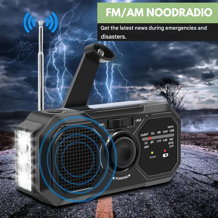 Exciting Emergency Radio - RescueBeam-Nora Luxe