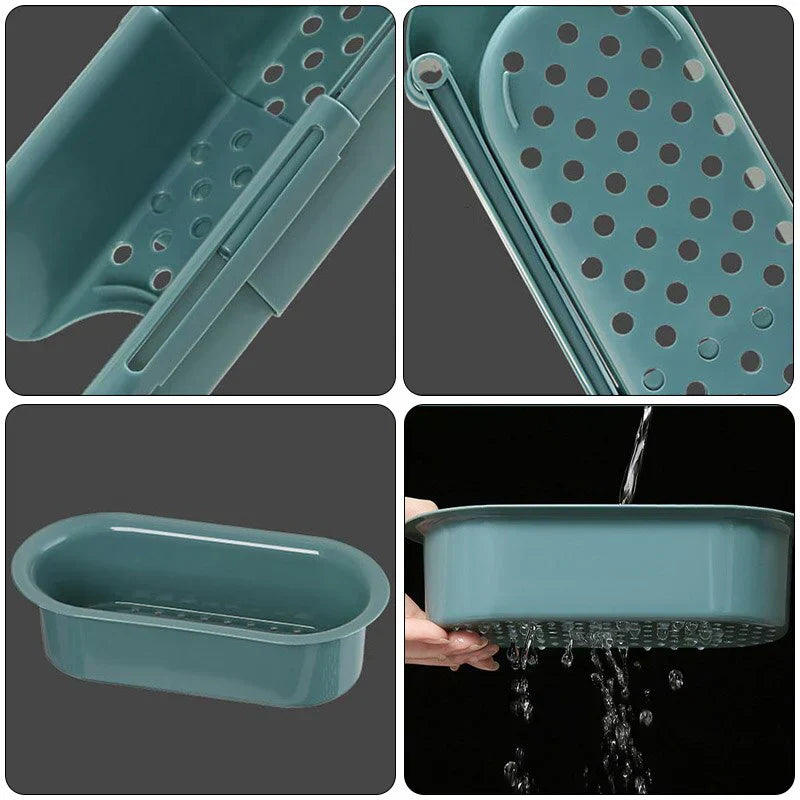 Expandable Sink Rack - SinkEase-Blue-Nora Luxe