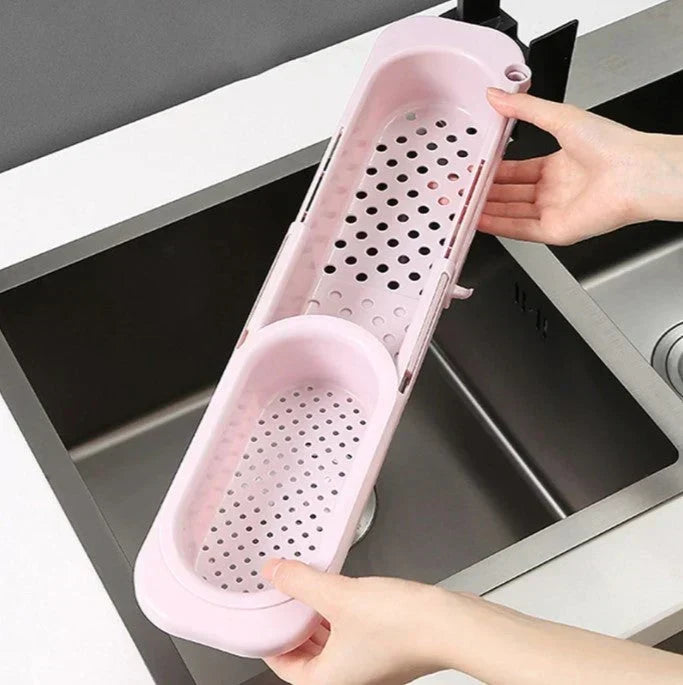 Expandable Sink Rack - SinkEase-Pink-Nora Luxe