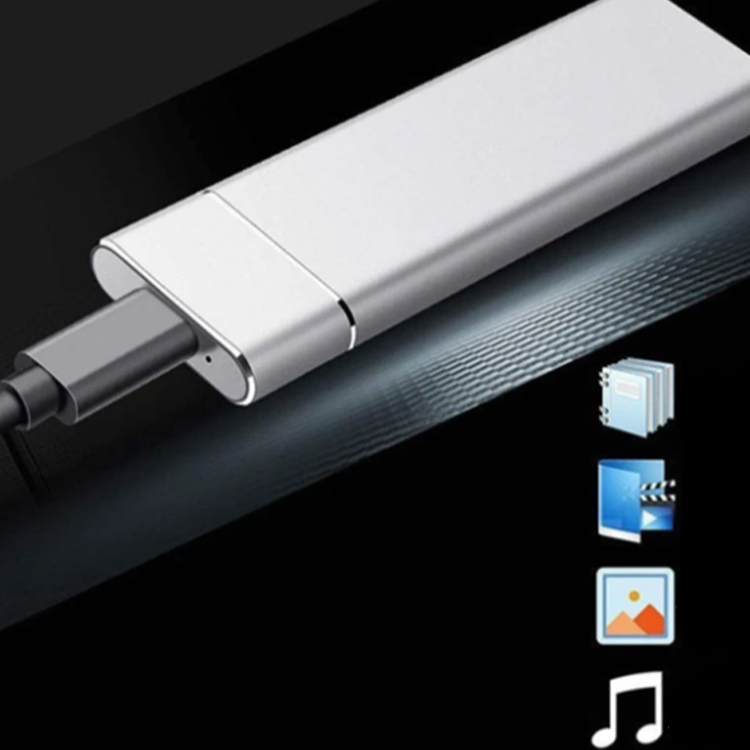 External Hard Drive with Ultra-fast Performance - SpeedVault-Black-1TB-Nora Luxe