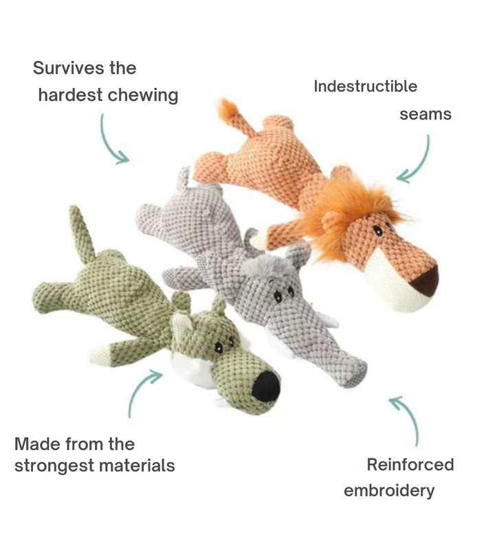 Extra Strong Dog Toy - Maximus-Wolf-Nora Luxe