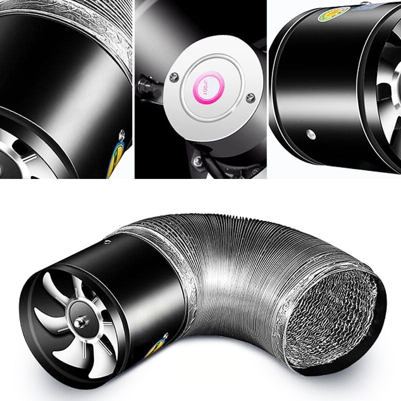 Extractor Fan - PureFlow-Black-2.87" x 3.94"-Nora Luxe