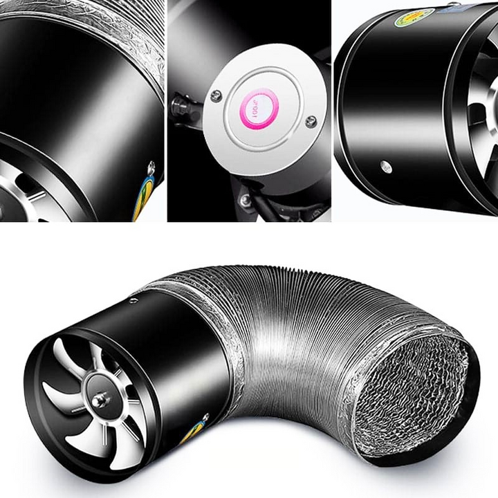 Extractor Fan - PureFlow-Black-2.87" x 3.94"-Nora Luxe