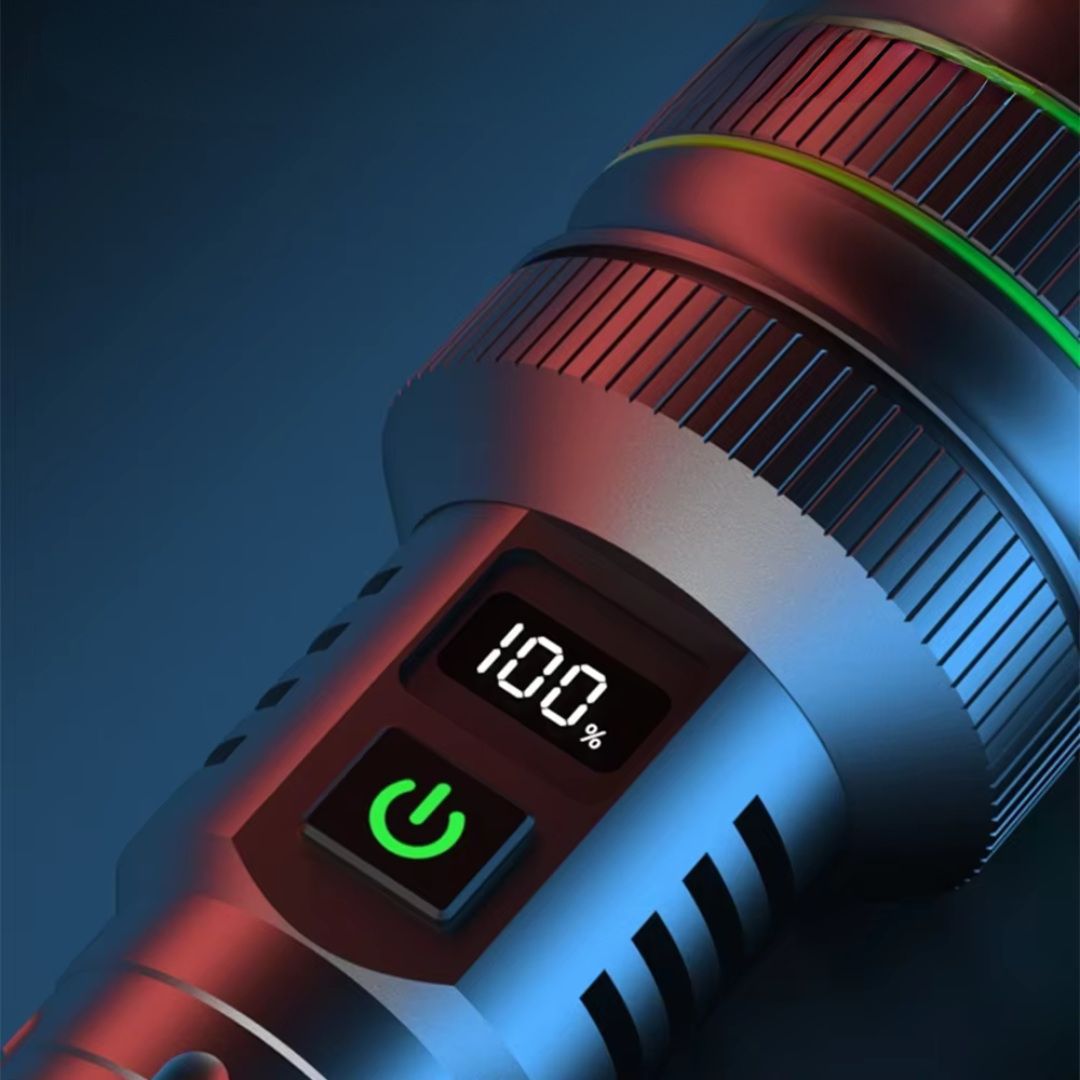 Extreme Bright and Zoomable LED Torch - PowerBeam-Nora Luxe