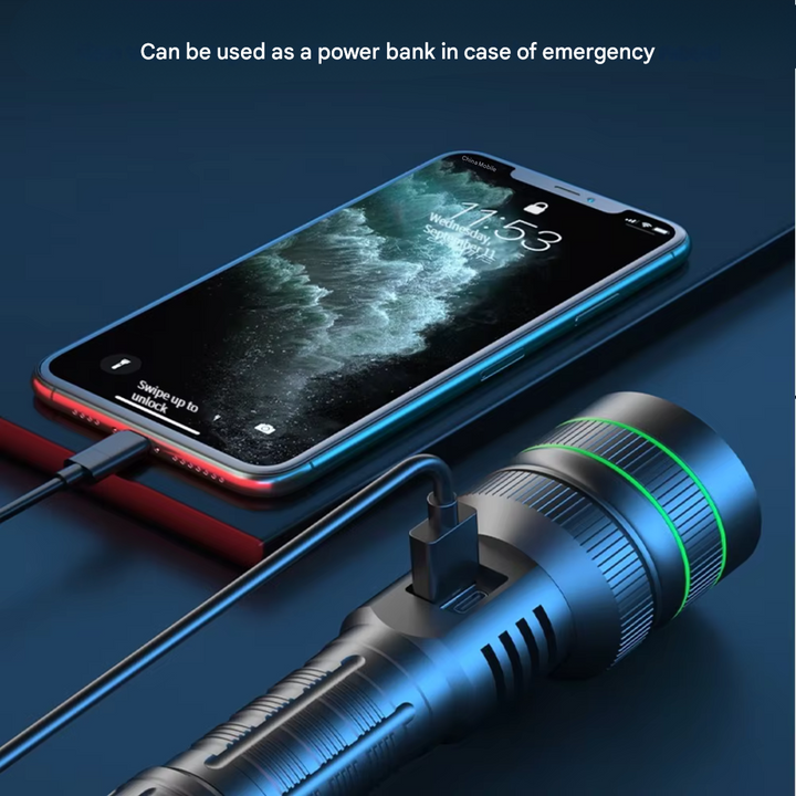 Extreme Bright and Zoomable LED Torch - PowerBeam-Nora Luxe