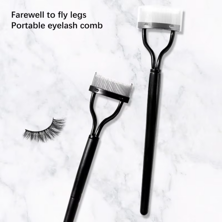 Eyelash Comb & Separator - Precision Tool for Perfect Eyelashes-Black-Nora Luxe