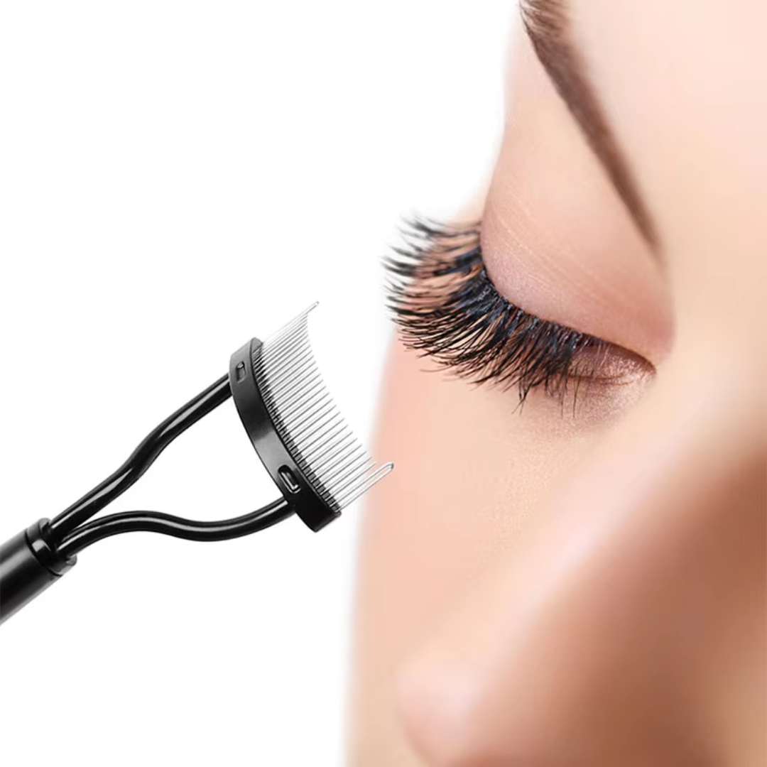 Eyelash Comb & Separator - Precision Tool for Perfect Eyelashes-Black-Nora Luxe