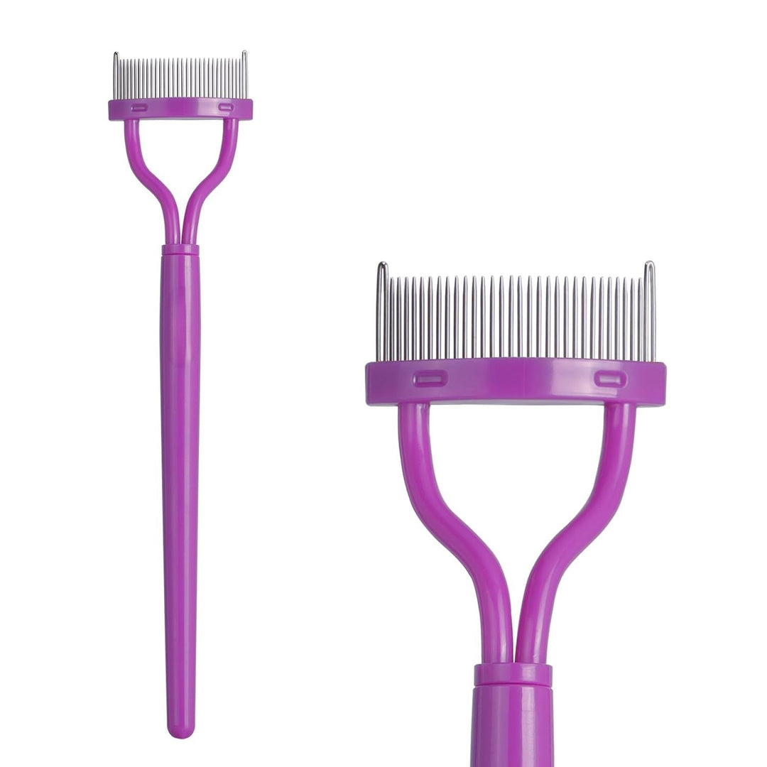 Eyelash Comb & Separator - Precision Tool for Perfect Eyelashes-Purple-Nora Luxe
