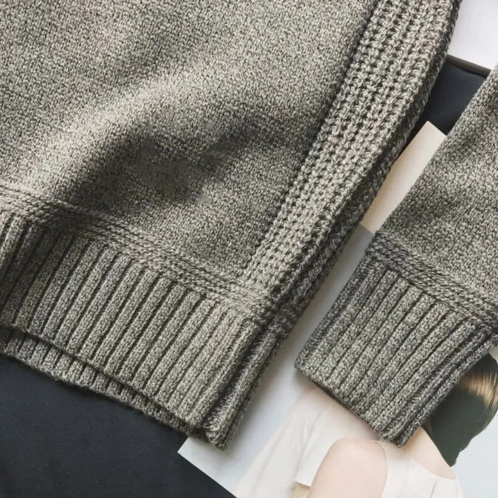 Fashionable Men's Sweater - Victor-Gray-M-Nora Luxe