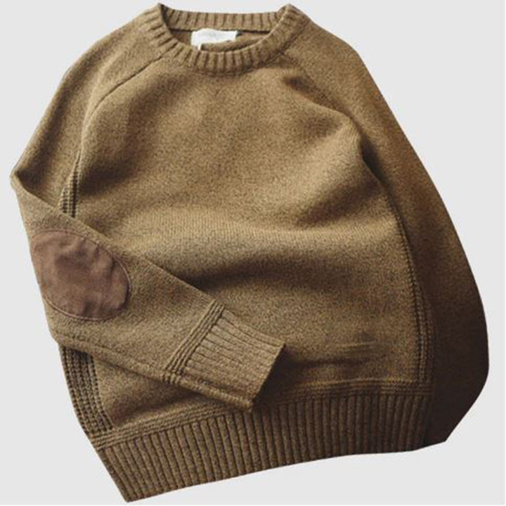 Fashionable Men's Sweater - Victor-Khaki-M-Nora Luxe