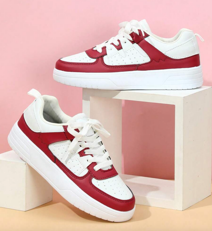 Fashionable Women's Sneakers - Naya-Rainbow-2.5-Nora Luxe
