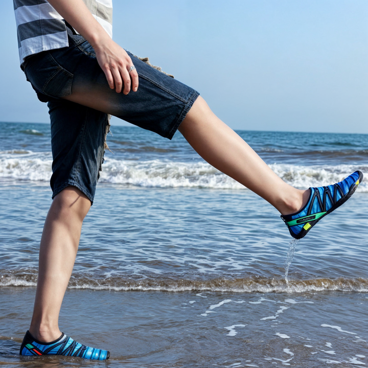 Fast-drying water shoes – AquaFlex-Dark blue-3-Nora Luxe