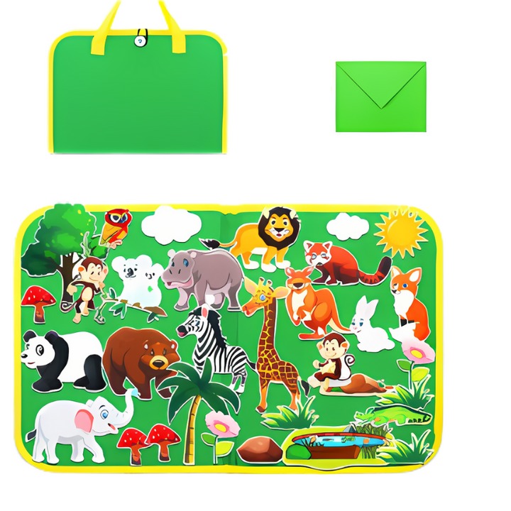 Felt Story Set - StoryFelt-Zoo-Nora Luxe