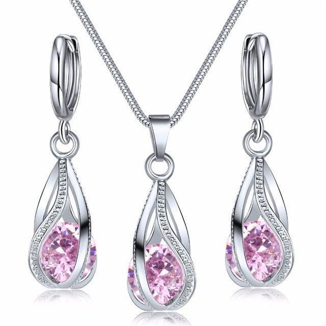 Festive Christmas Earrings | Holiday-Themed Jewellery Set-Pink Rose-Nora Luxe