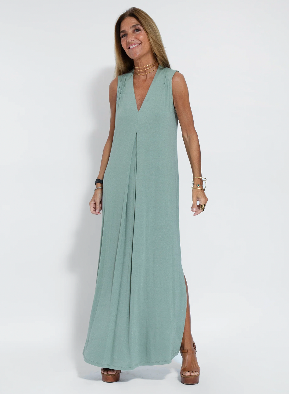 Figure-hugging dress with waistcoat – Valentina-Turquoise dress + waistcoat in black-S-Nora Luxe