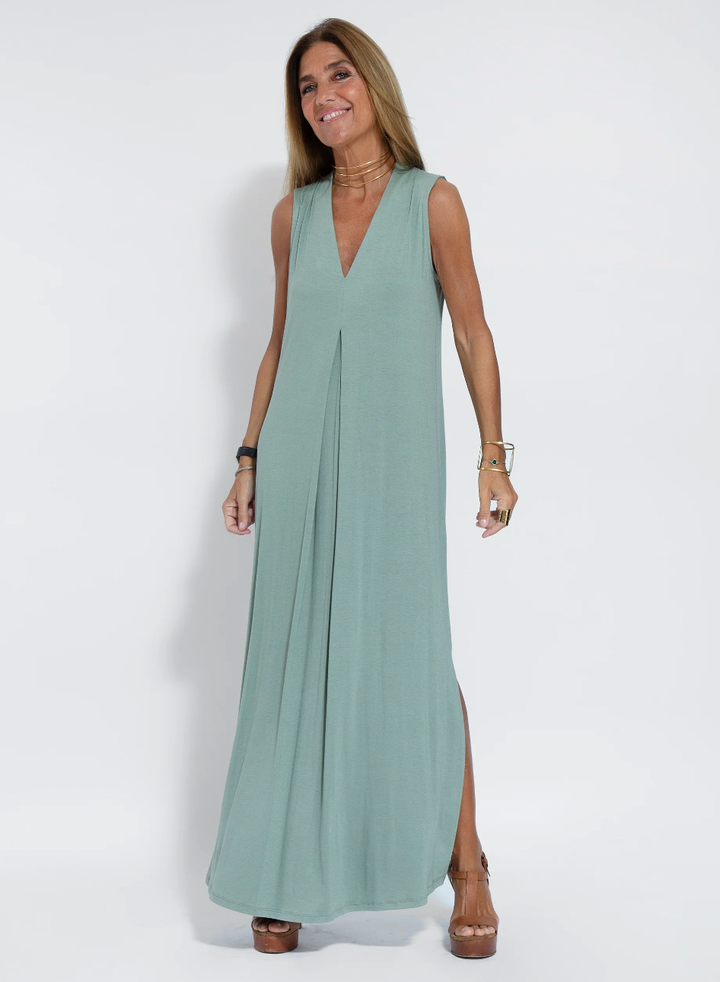 Figure-hugging dress with waistcoat – Valentina-Turquoise dress + waistcoat in black-S-Nora Luxe